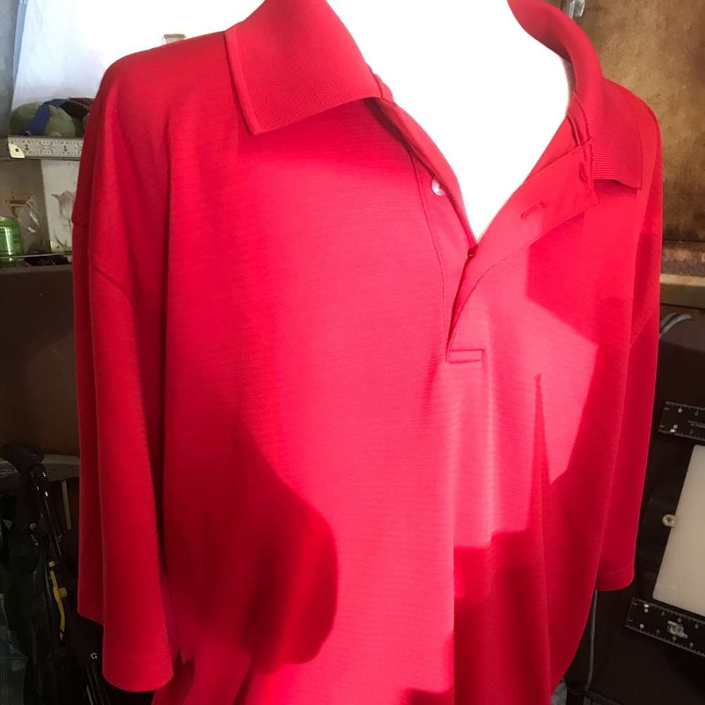 Tommy Armour red golf shirt